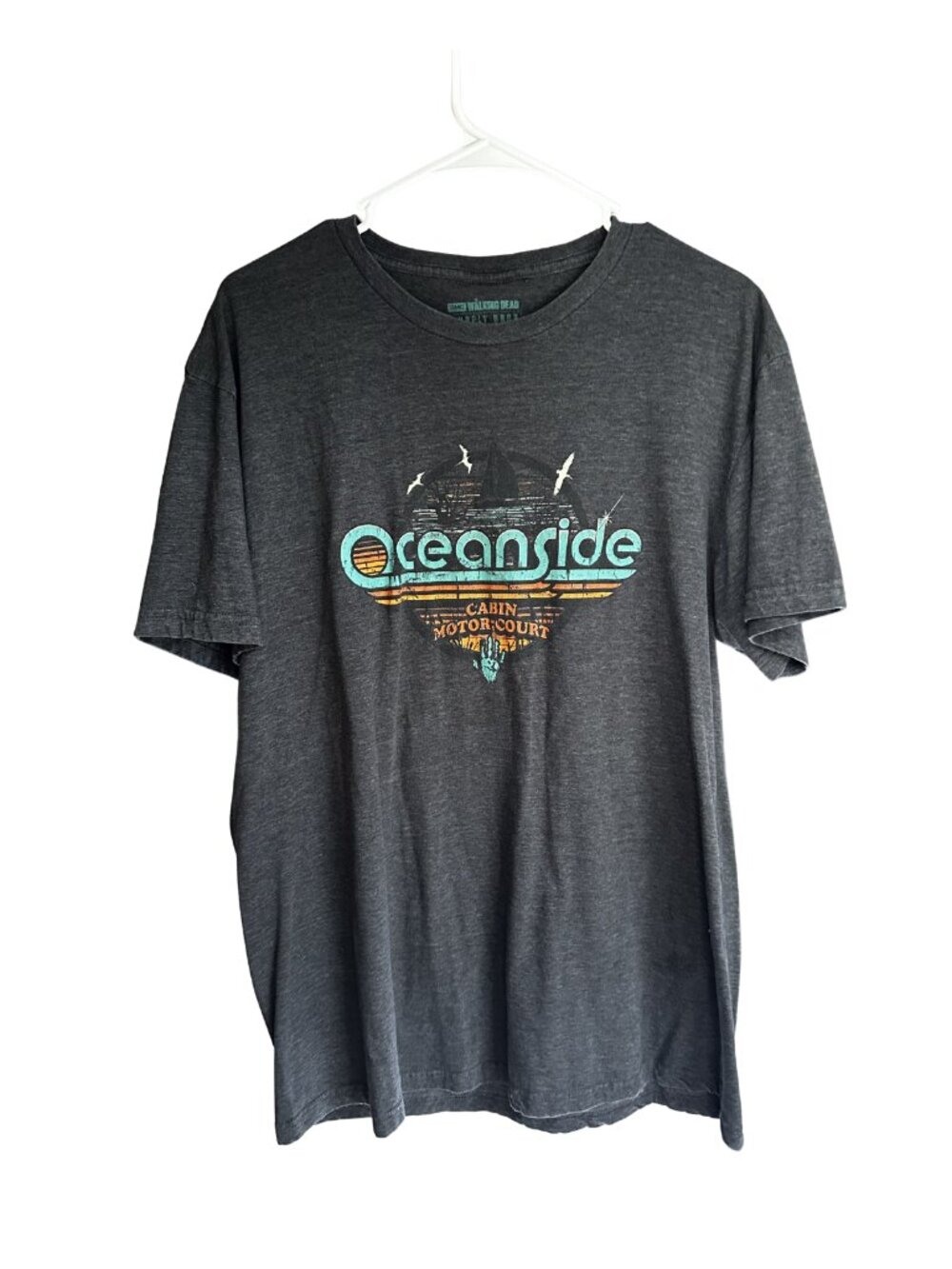 The Walking Dead‎ Oceanside Cabin Motor Court Supply Drop Men's XL Tee T-shirt